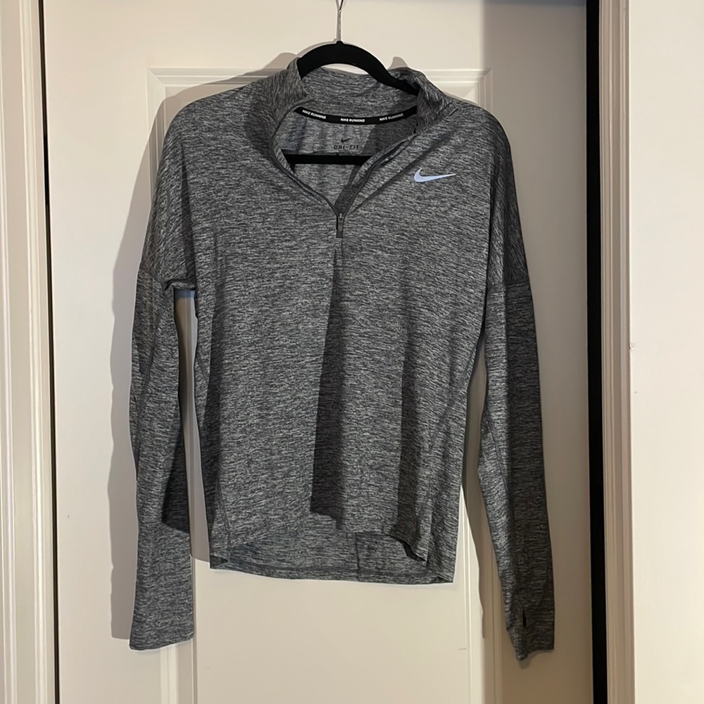 NIKE DRI-FIT Grey Quarter Zip